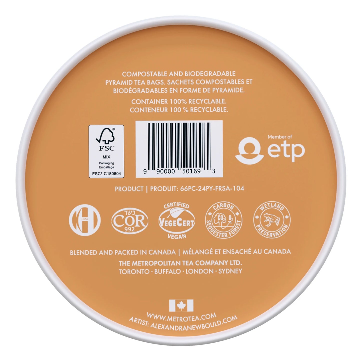 M21 Creme au Caramel | Dessert Rooibos Tea | Caffeine-Free Artisan Tea