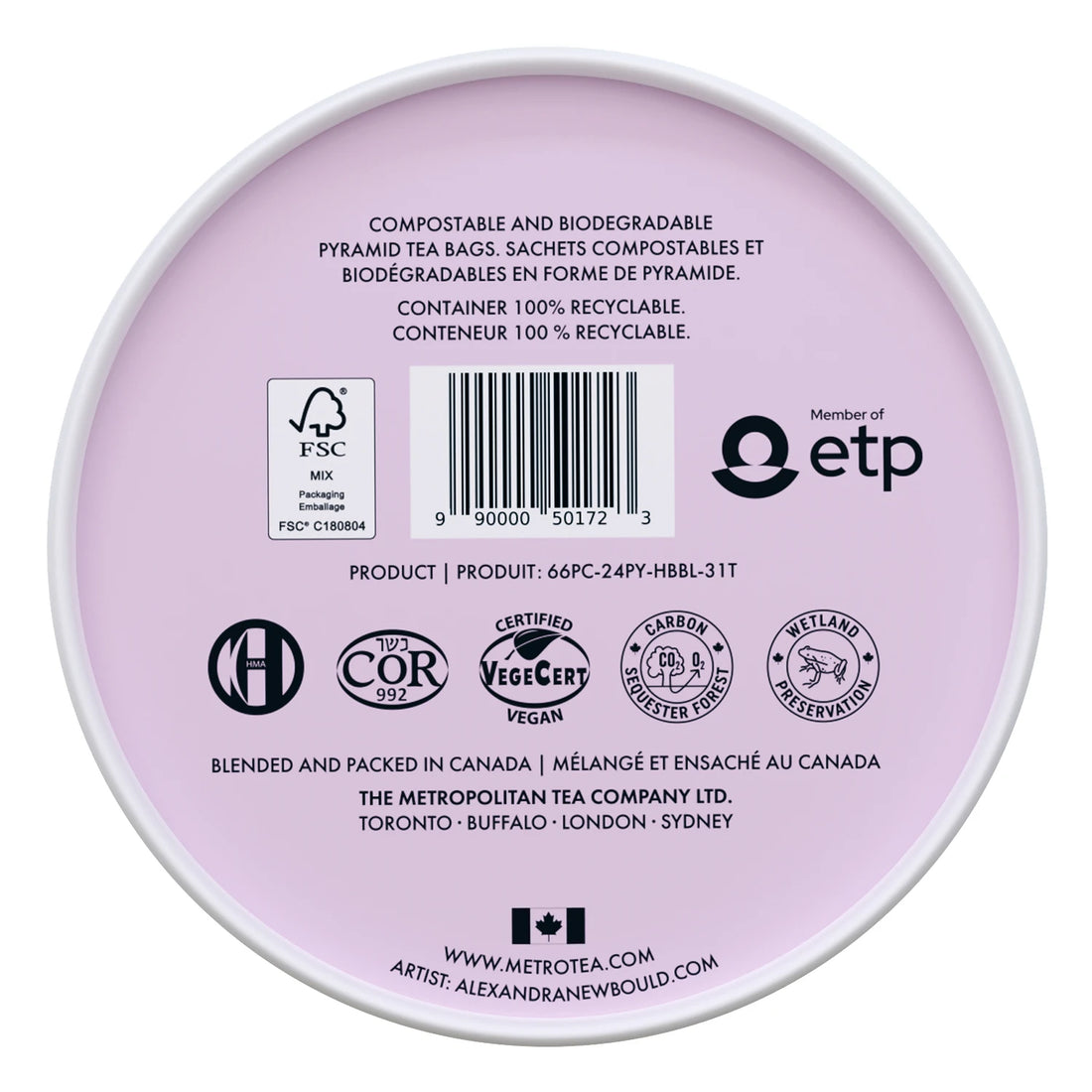 M21 Lavender Lemonade | Calming Herbal Sleep Tea | Artisan Series