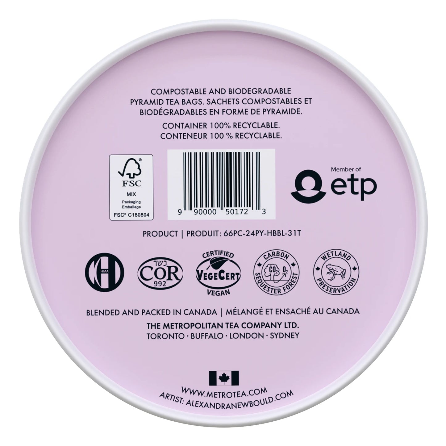 M21 Lavender Lemonade | Calming Herbal Sleep Tea | Artisan Series