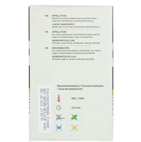 Cucumber Melon | Refreshing Green Tea & Fruit Blend | METZ Luxury Tea