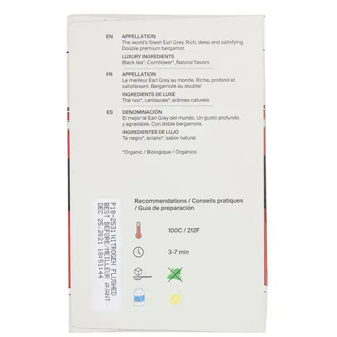 METZ Organic Earl Grey | Certified Organic Black Tea