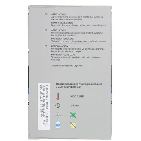 METZ Organic Turmeric Ginger Peach | Golden Black Tea