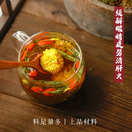 Herbal Tea to Reduce Heatiness, Support Liver & Eye Health | MZK Life Chrysanthemum & Premium Goji Berries Tea - Hong Kong Foodies Mini Store