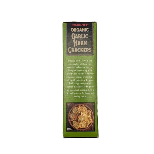 Trader Joe's Organic Garlic Naan Crackers