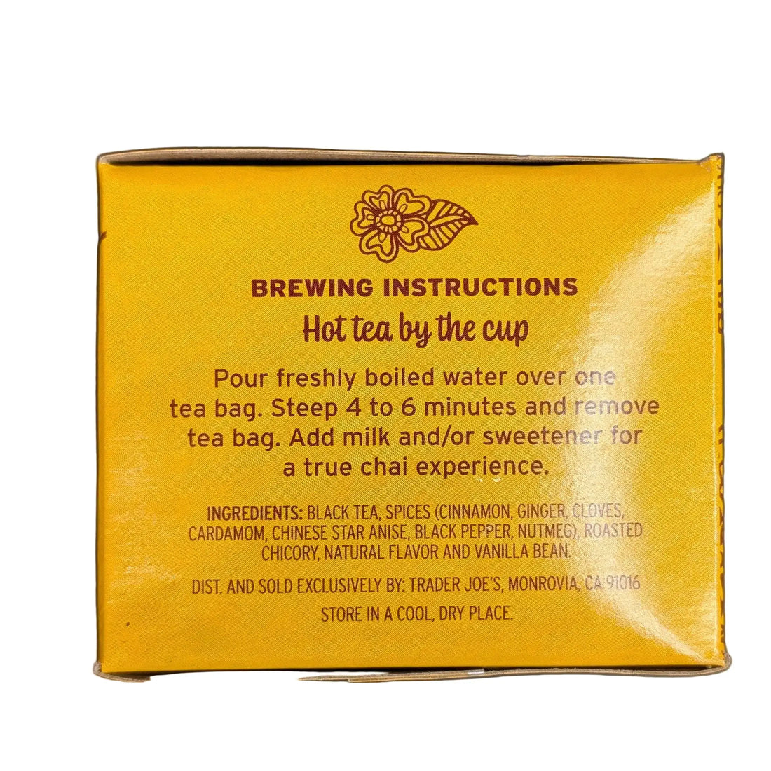 Trader Joe's Spiced Chai