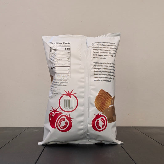 Trader Joe's Ketchup Flavored Lattice Potato Chips