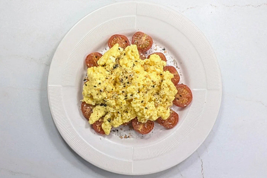 Viral Burst Tomato & Silky Egg Bowl (Trader Joe’s Everything Bagel Seasoning Recipe)