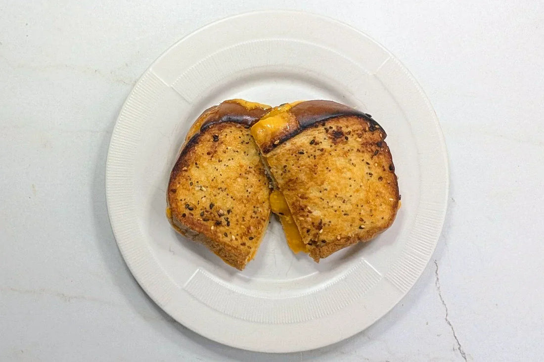 The Ultimate Comfort Food Upgrade: Trader Joe’s Inside-Out Everything Bagel Grilled Cheese