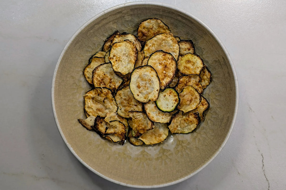 Golden Parmesan Zucchini Keto Fries (Easy Air Fryer Recipe)