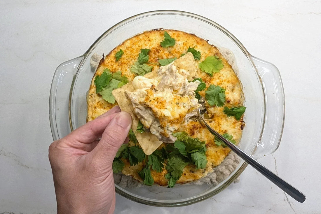 Creamy Elote Chicken Dip (Ultimate Trader Joe's Seasoning Hack)