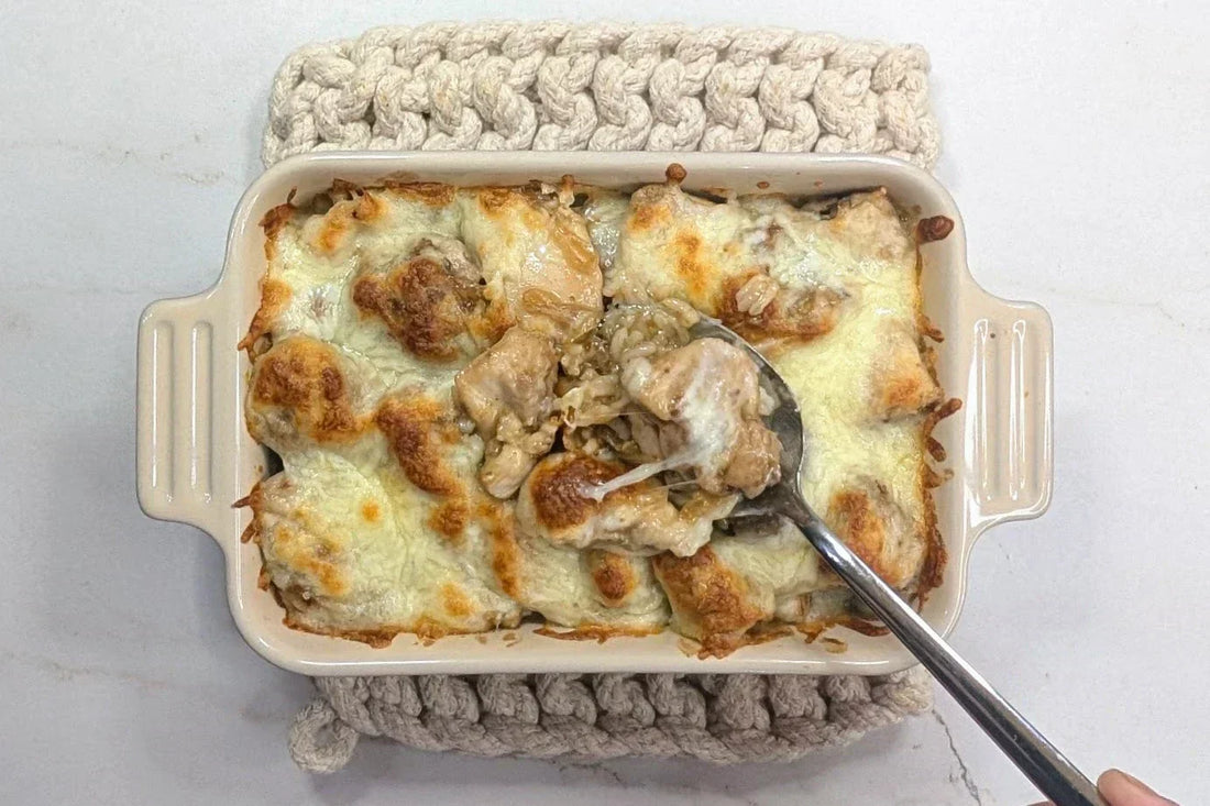HK Style Baked Black Pepper Chicken Rice (Easy Recipe)