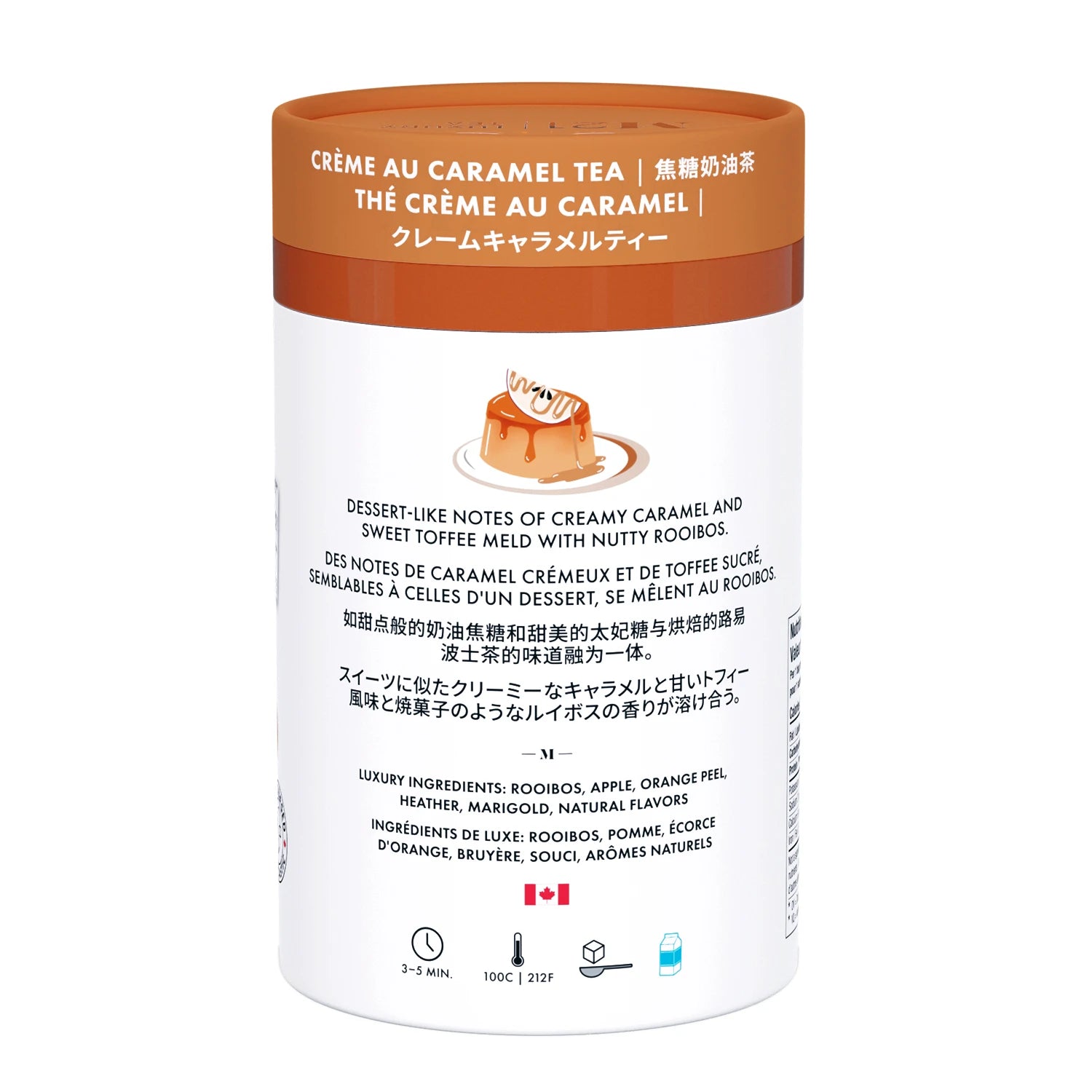M21 Creme au Caramel | Dessert Rooibos Tea | Caffeine-Free Artisan Tea
