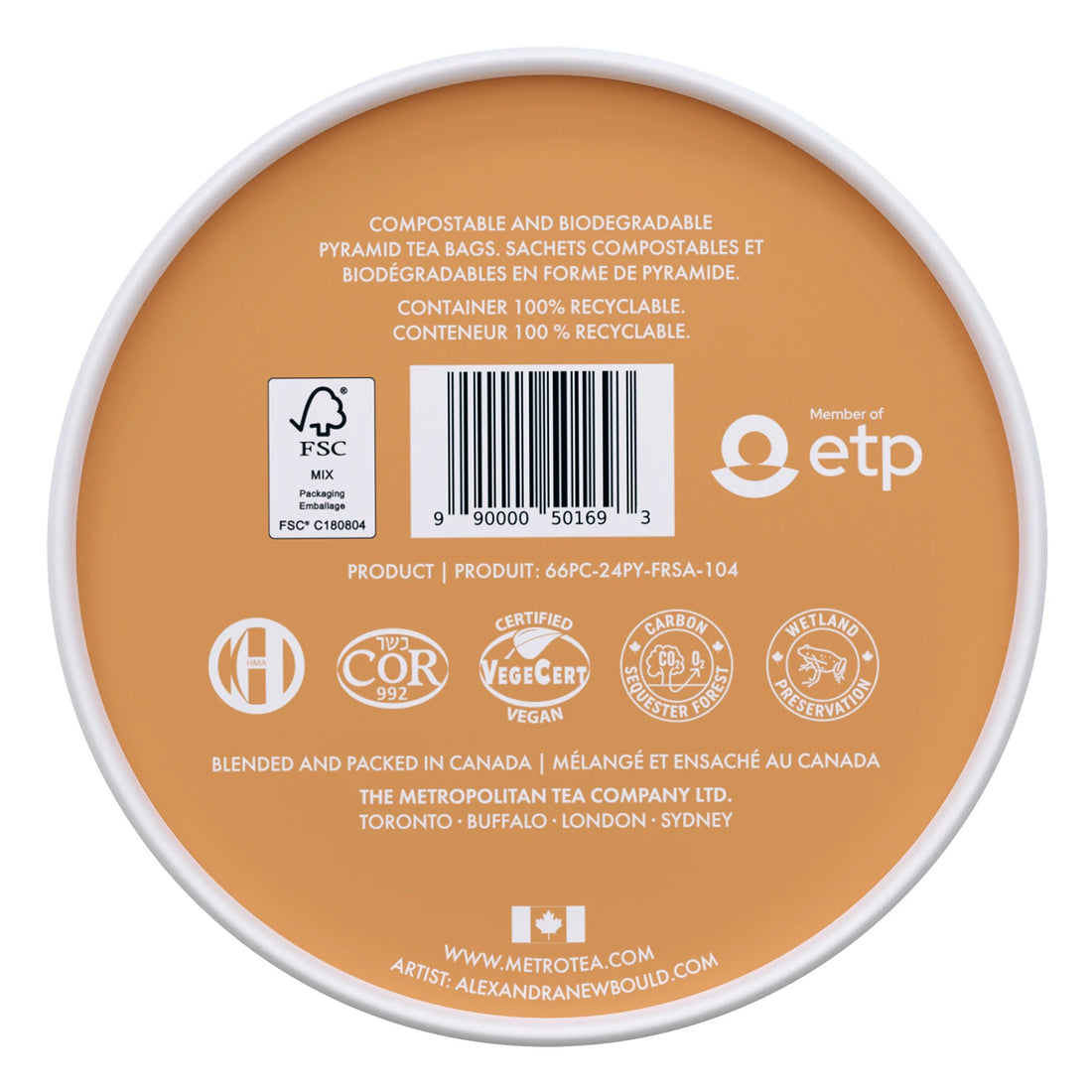 M21 Creme au Caramel | Dessert Rooibos Tea | Caffeine-Free Artisan Tea