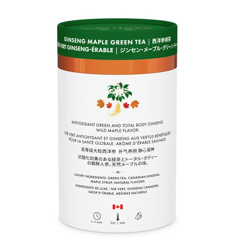 M21 Ginseng Maple | Energizing Maple Green Tea | Artisan Series
