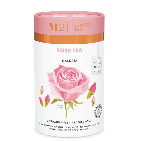 M21 Rose Tea | Elegant Women's Wellness Black Tea | Artisan Series