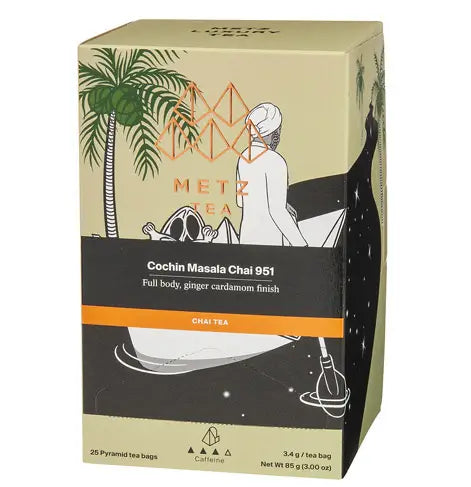 Cochin Masala Chai | Authentic Spiced Black Tea | METZ Luxury Tea