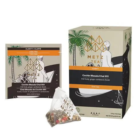 Cochin Masala Chai | Authentic Spiced Black Tea | METZ Luxury Tea