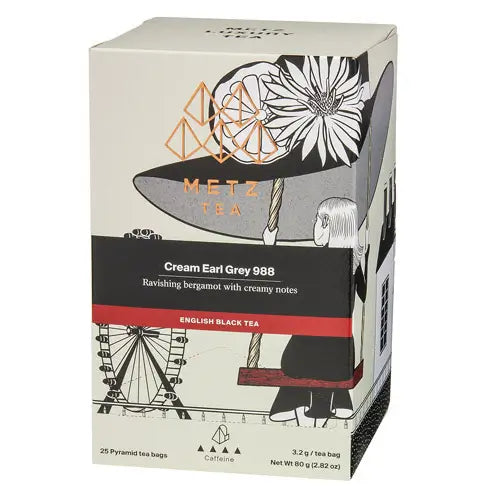Cream Earl Grey | Velvety Vanilla & Bergamot Black Tea | METZ Luxury Tea