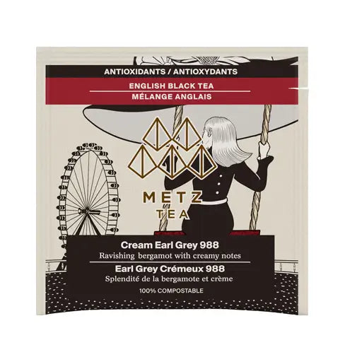 Cream Earl Grey | Velvety Vanilla & Bergamot Black Tea | METZ Luxury Tea