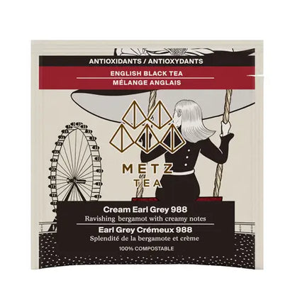 Cream Earl Grey | Velvety Vanilla & Bergamot Black Tea | METZ Luxury Tea
