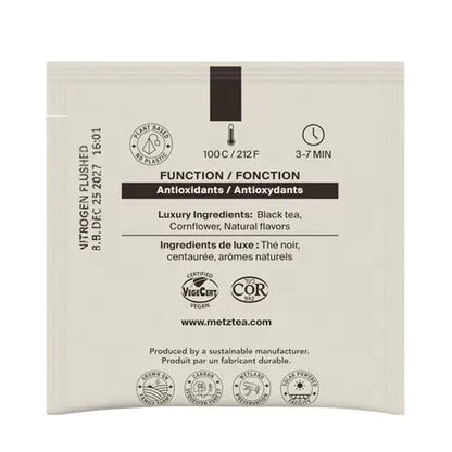 Cream Earl Grey | Velvety Vanilla & Bergamot Black Tea | METZ Luxury Tea