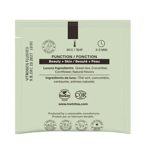 Cucumber Melon | Refreshing Green Tea & Fruit Blend | METZ Luxury Tea