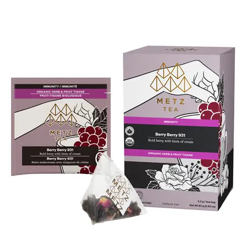 METZ Organic Berry Berry | Certified Organic Fruit Tea