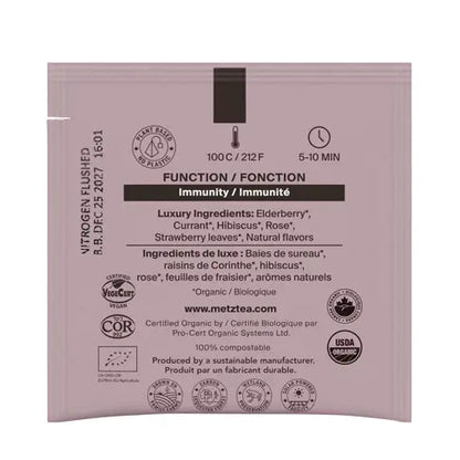 METZ Organic Berry Berry | Certified Organic Fruit Tea