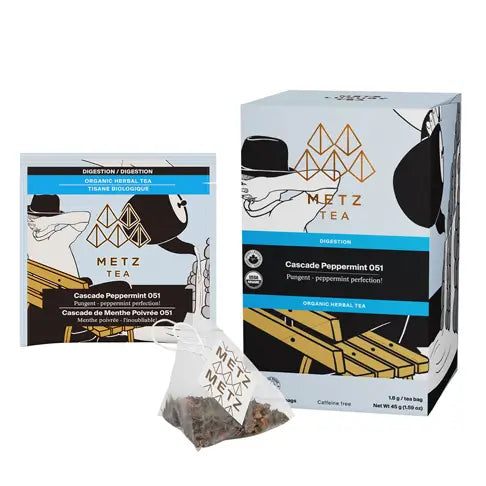 METZ Organic Cascade Peppermint | Organic Herbal Mint Tea