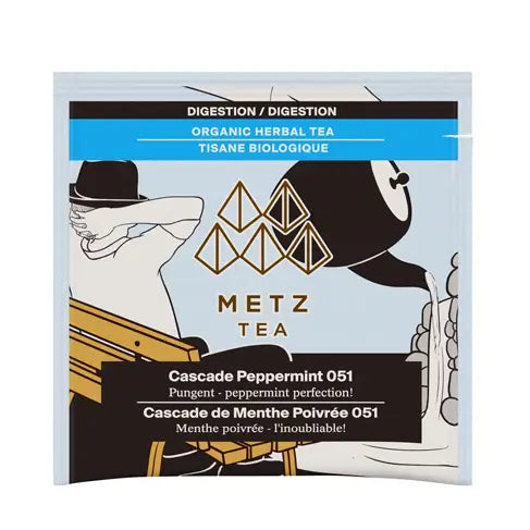 METZ Organic Cascade Peppermint | Organic Herbal Mint Tea