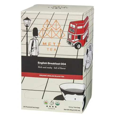 METZ Organic English Breakfast | Certified Organic Black Tea
