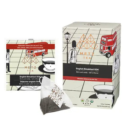 METZ Organic English Breakfast | Certified Organic Black Tea