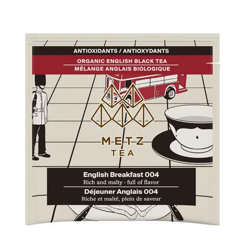 METZ Organic English Breakfast | Certified Organic Black Tea