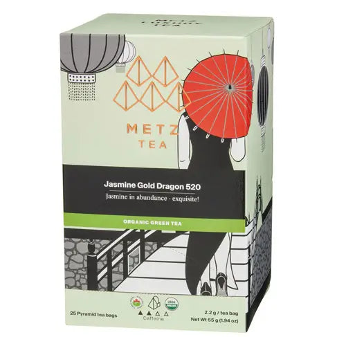 METZ Organic Jasmine Gold Dragon | Premium Organic Green Tea