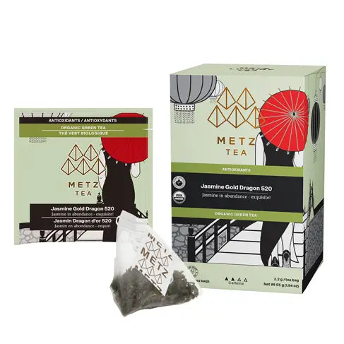 METZ Organic Jasmine Gold Dragon | Premium Organic Green Tea