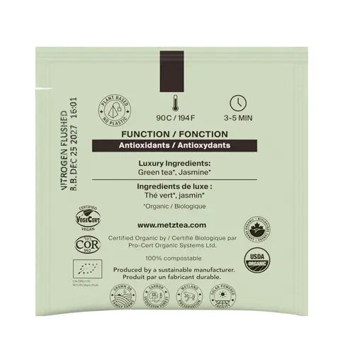 METZ Organic Jasmine Gold Dragon | Premium Organic Green Tea