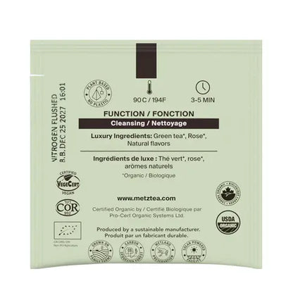 METZ Organic Kyoto Cherry Rose | Organic Floral Green Tea