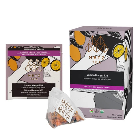 METZ Organic Lemon Mango | Hibiscus & Tropical Fruit Tea