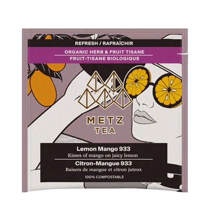 METZ Organic Lemon Mango | Hibiscus & Tropical Fruit Tea