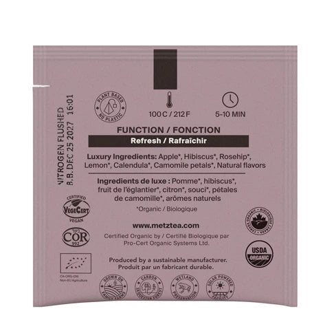 METZ Organic Lemon Mango | Hibiscus & Tropical Fruit Tea