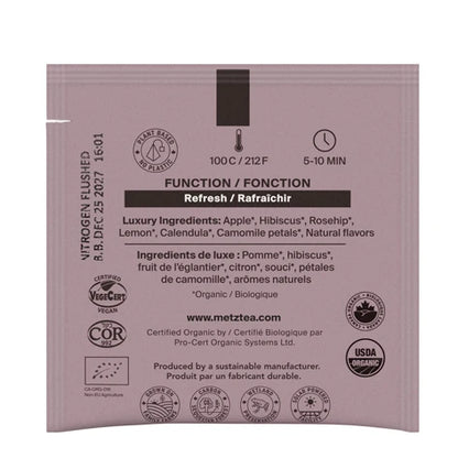 METZ Organic Lemon Mango | Hibiscus & Tropical Fruit Tea
