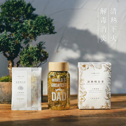 MZK Life Ageless Tea Collection Removing Heat & Brighten Vision Tea
 花研草說「凍齡・茶」石斛．胎菊 清熱明目茶
