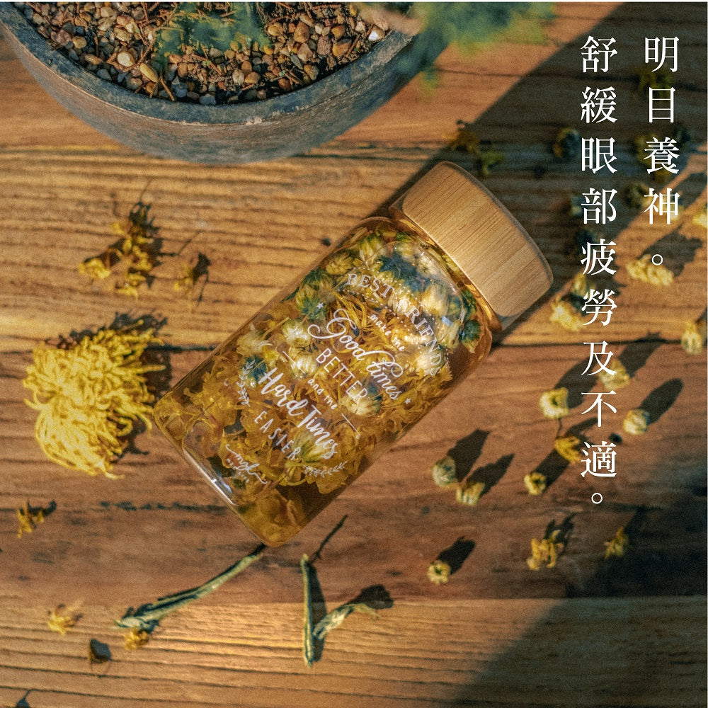 MZK Life Ageless Tea Collection Removing Heat & Brighten Vision Tea
 花研草說「凍齡・茶」石斛．胎菊 清熱明目茶
