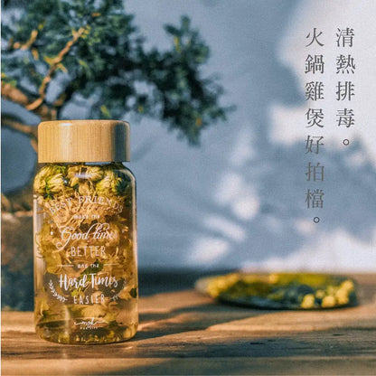 MZK Life Ageless Tea Collection Removing Heat & Brighten Vision Tea
 花研草說「凍齡・茶」石斛．胎菊 清熱明目茶
