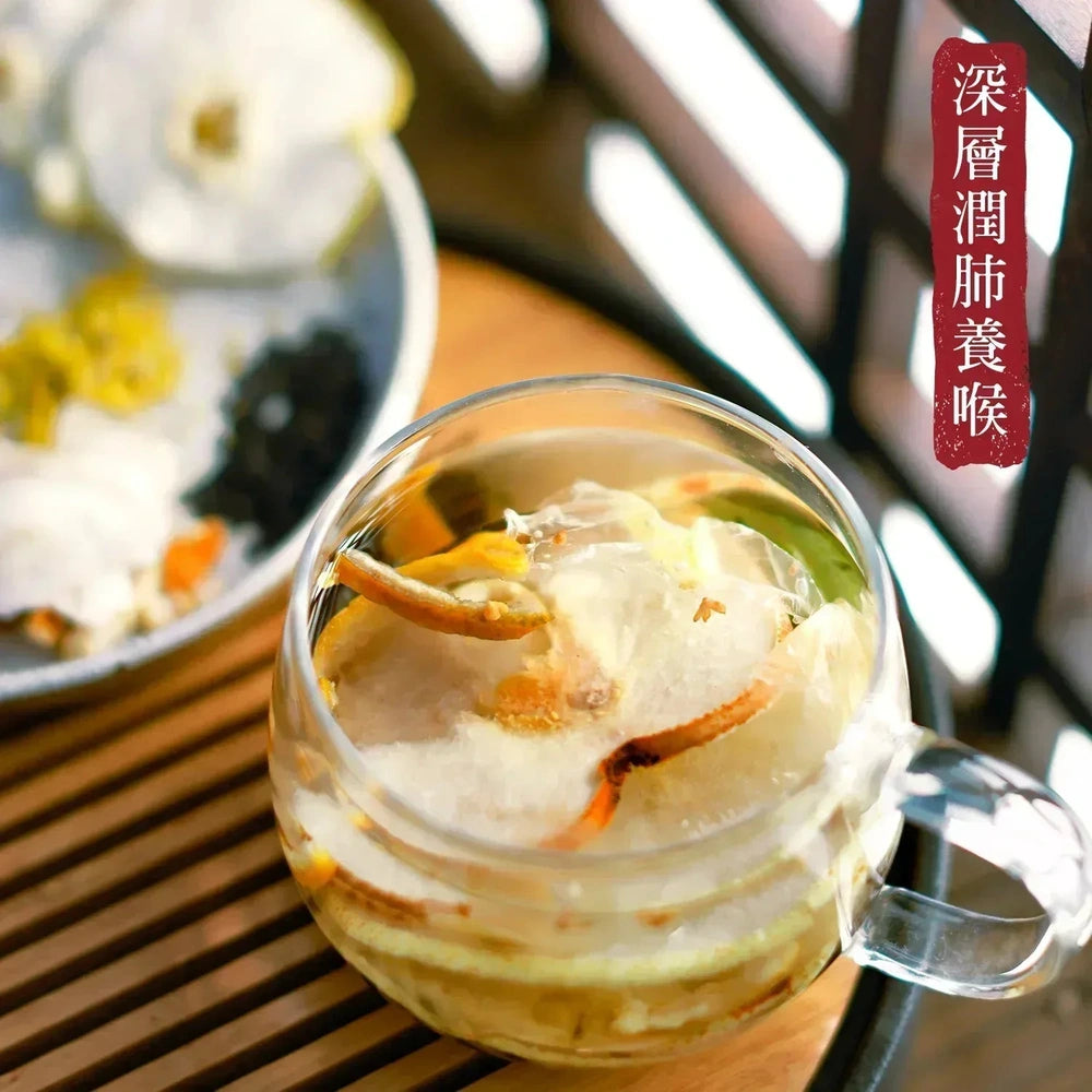 MZK Life Yeung San Cha Collection Osmanthus & Snow Pear Tea
花研草說 養生茶系列 - 桂花雪梨潤肺茶
