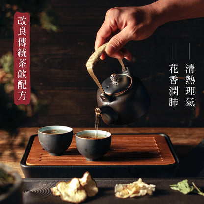 MZK Life Yeung San Cha Collection Osmanthus & Snow Pear Tea
花研草說 養生茶系列 - 桂花雪梨潤肺茶
