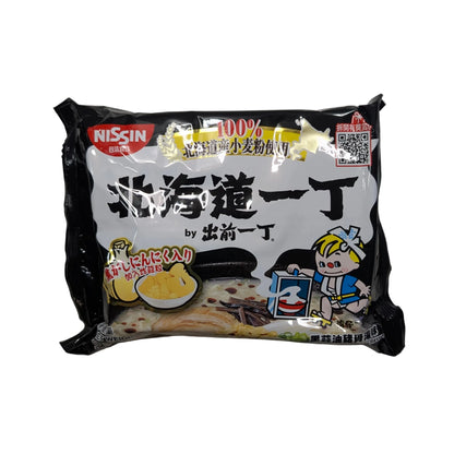 Nissin Demae Iccho 100% Hokkaido Wheat Ramen: Black Garlic Oil Tonkotsu Flavor