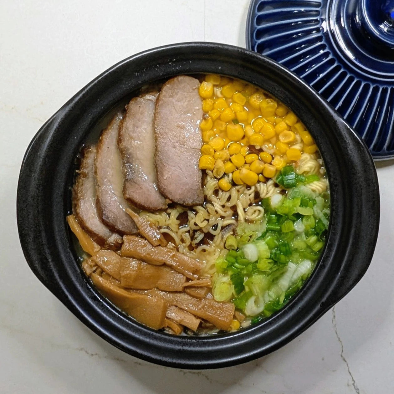 Nissin Demae Iccho 100% Hokkaido Wheat Ramen: Black Garlic Oil Tonkotsu Flavor