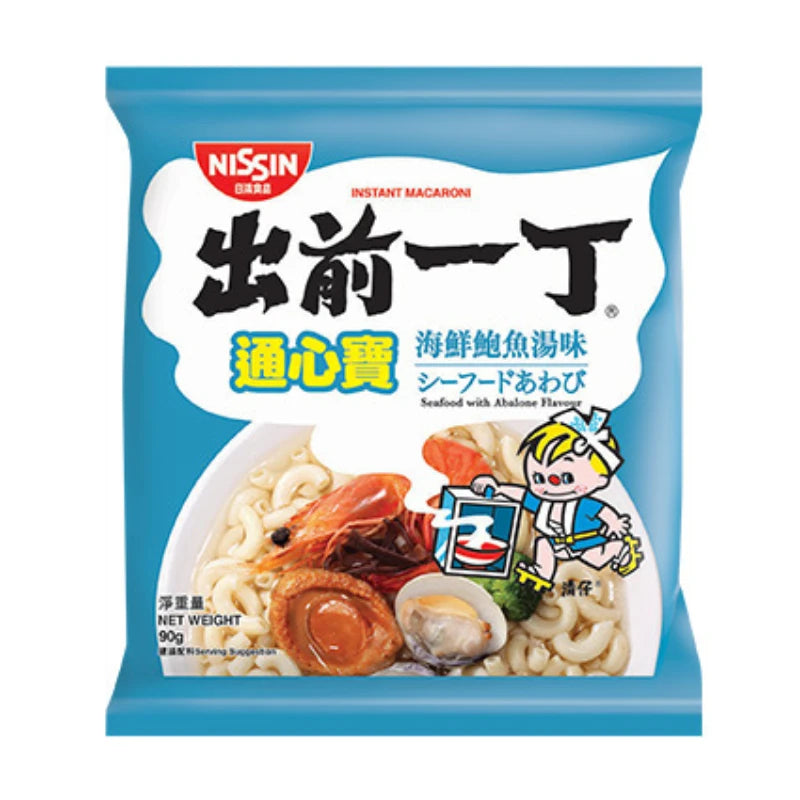 Nissin Demae Iccho Macaroni: Seafood with Abalone Flavor