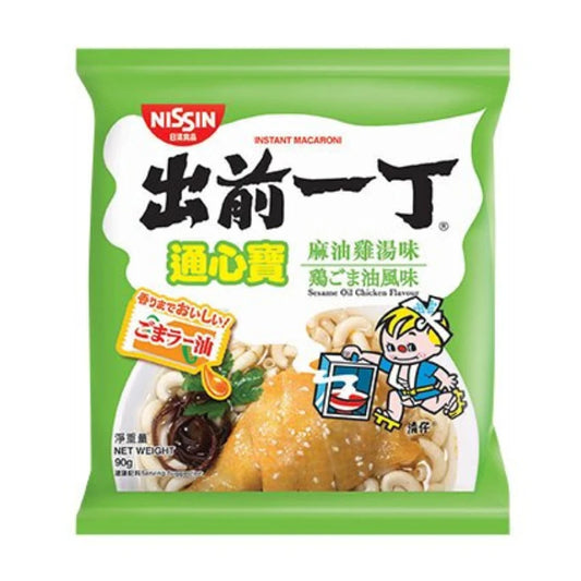 Nissin Demae Iccho Macaroni: Sesame Oil Chicken Flavor